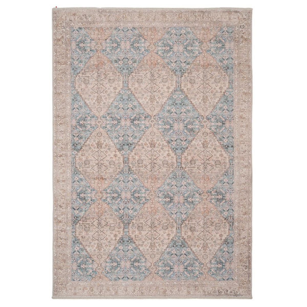 VINTAGE-TEPPICH Ishani Genevieve Beige - Beige, Textil (191/279cm) - Kukoon Rugs