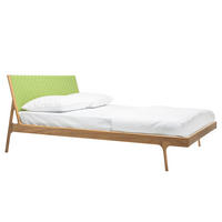 BETT - Eiche massiv - Eichefarben/Braun, Naturmaterialien/Eichenholz (180/200cm) - home24