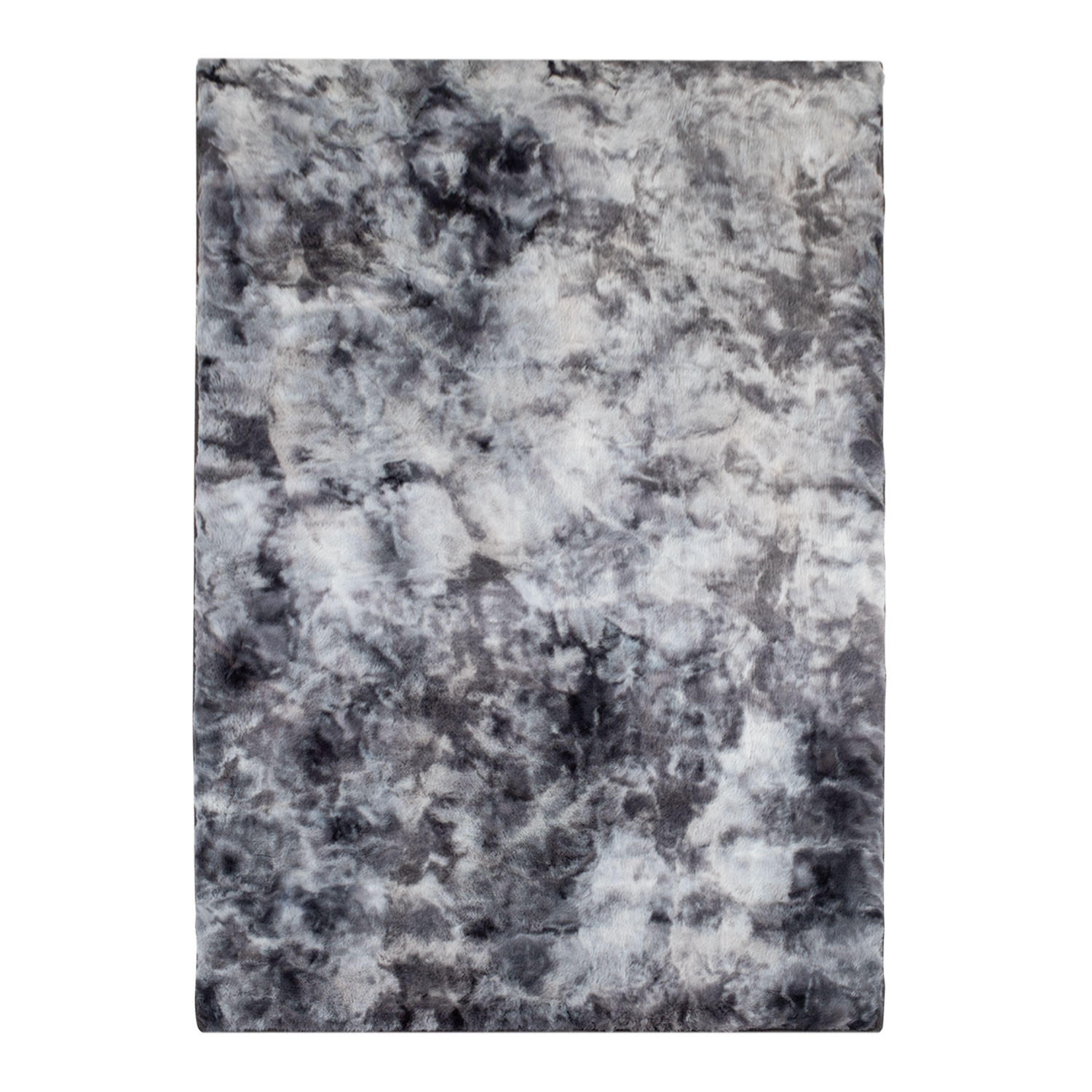 HOCHFLOR-TEPPICH Toledo 500 Anthrazit 120x170 cm - Schwarz, Textil (120/170cm) - carpet city