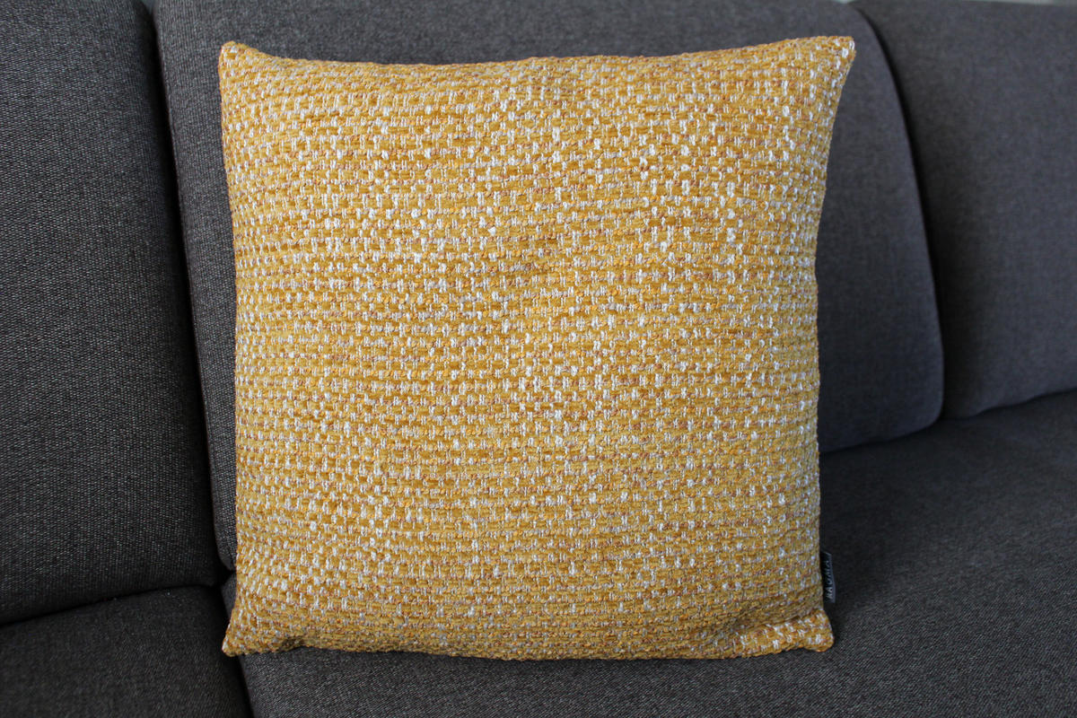 KISSENHÜLLE Vendetta mais - Currygelb, Textil (60/60cm) - Magma Heimtexx