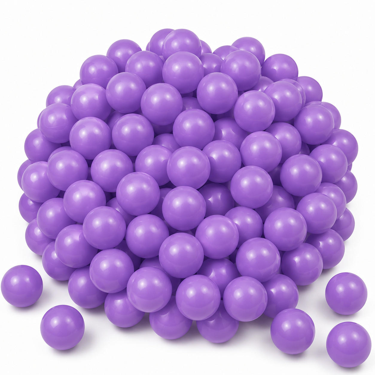 BÄLLEBAD-BÄLLE 50 Stück, Lila, 5.5 cm - Lila, Kunststoff (5.5/5.5/5.5cm) - Littletom