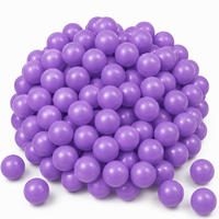 BÄLLEBAD-BÄLLE 50 Stück, Lila, 5.5 cm - Lila, Kunststoff (5.5/5.5/5.5cm) - Littletom