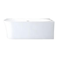 BADEWANNE (Standard) - 1 Person - Acryl - Weiß - - Weiß, Kunststoff (170/59/75cm) - Vente-Unique