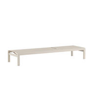 SONNENLIEGE COPACABANA Beige 60x195x30 cm - Beige, Metall (60/30/195cm) - FURNLUX