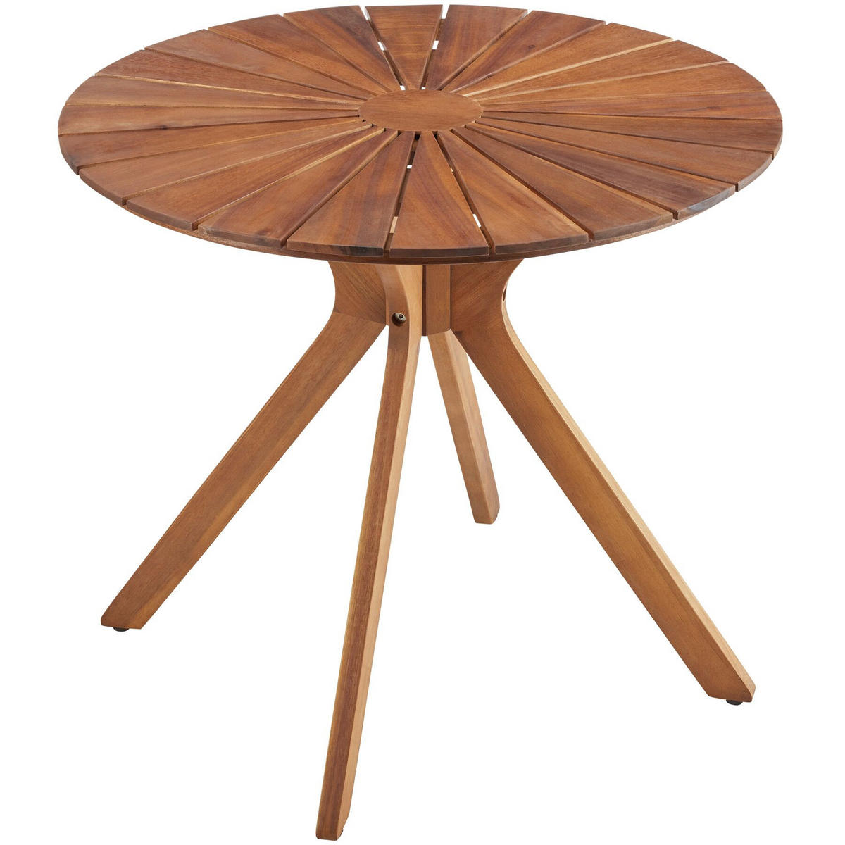GARTENTISCH Pollensa, 70 x 70 x 62 cm, braun - Braun, Holz (70/70/62cm) - tectake