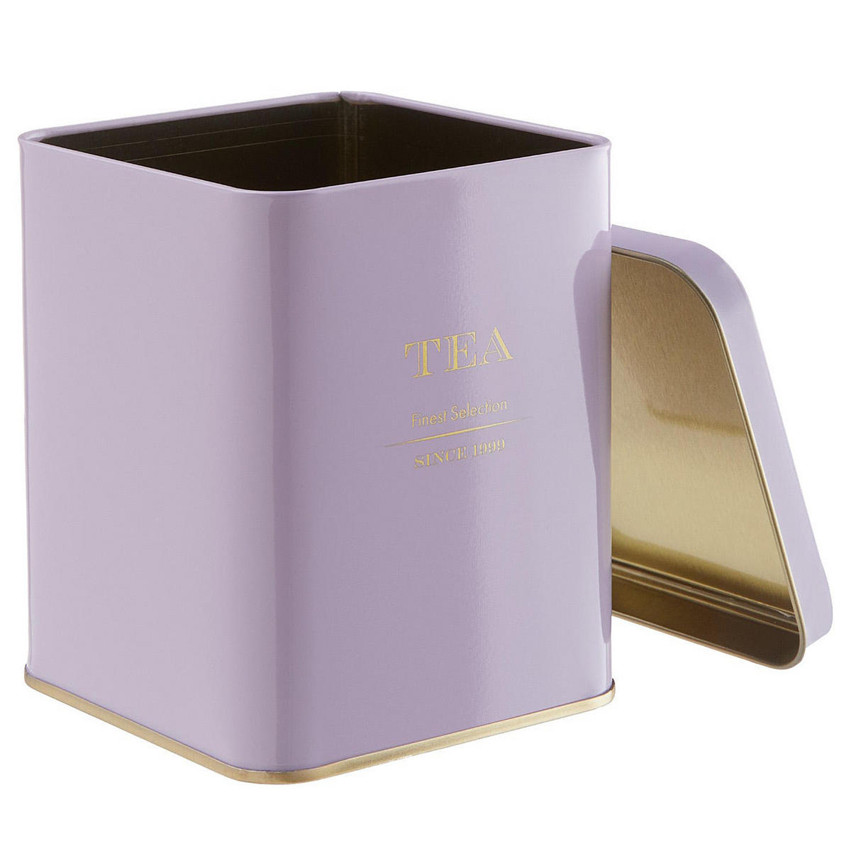 TEEDOSE (6er Set) Tin Tin - Flieder, Metall (9/11/9cm) - Butlers