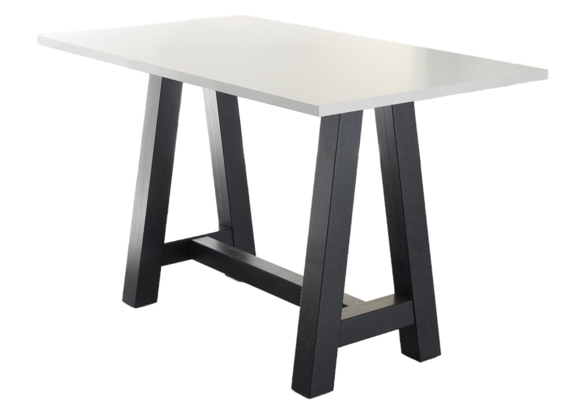 STEHTISCH Essa 1 140 x 70 x 105 aus Holzwerkstoff Weiß Matt Lack - Weiß, Holz (70/105/140cm) - 58aufmkessel