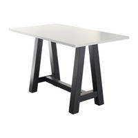 STEHTISCH Essa 1 140 x 70 x 105 aus Holzwerkstoff Weiß Matt Lack - Weiß, Holz (70/105/140cm) - 58aufmkessel