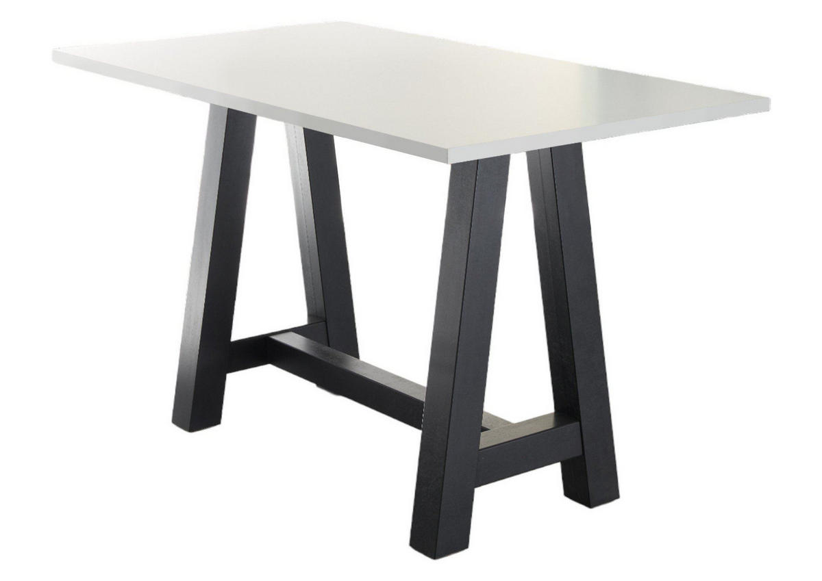 STEHTISCH Essa 1 140 x 70 x 105 aus Holzwerkstoff Weiß Matt Lack - Weiß, Holz (70/105/140cm) - 58aufmkessel