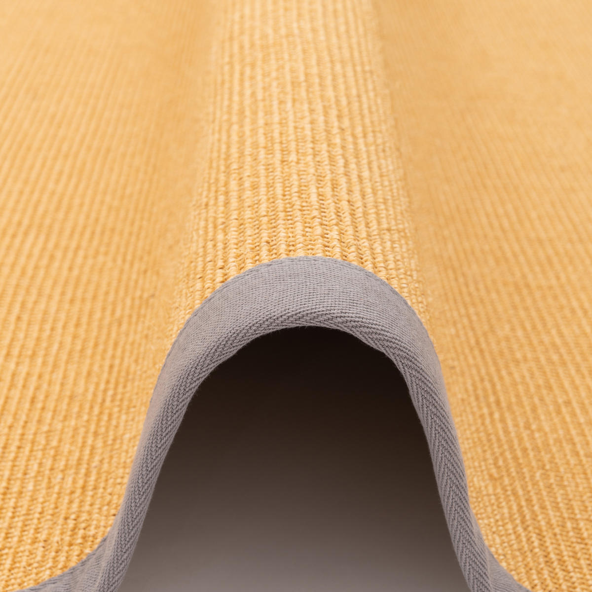 SISALTEPPICH NATURA KLASSISCH MIT BORDÜRE - Goldfarben, Textil (150/150cm) - Pergamon