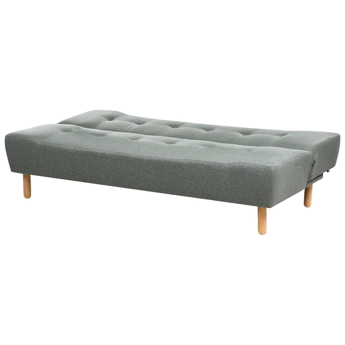 SCHLAFSOFA 3-Sitzer Stoff Grün Alsten - Grün, Textil (183/80/79cm) - Beliani