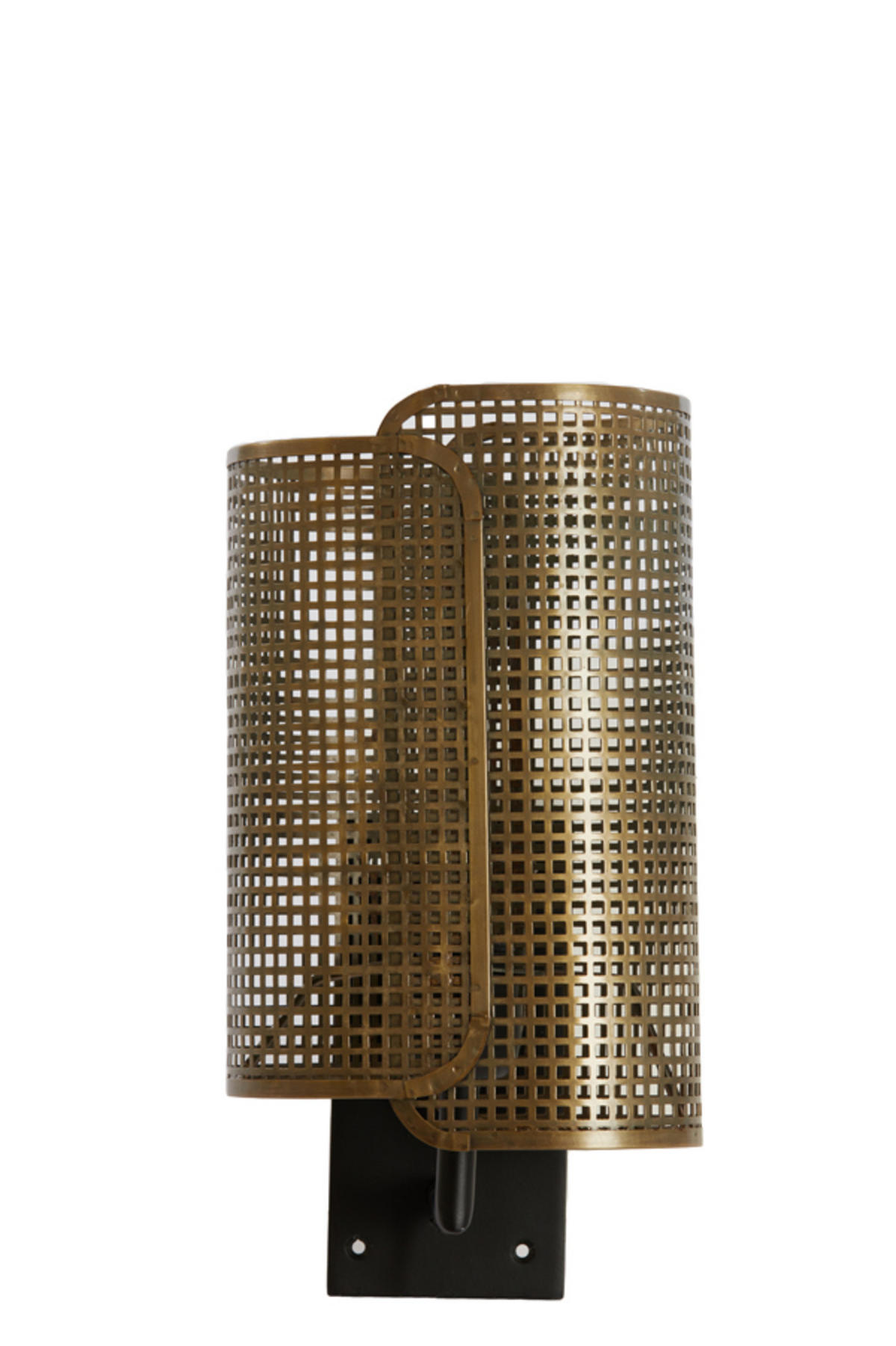 WANDLAMPE Maci Bronze Ø20/38,5 cm - Bronzefarben, Metall (16/38.5/20cm) - Light & Living