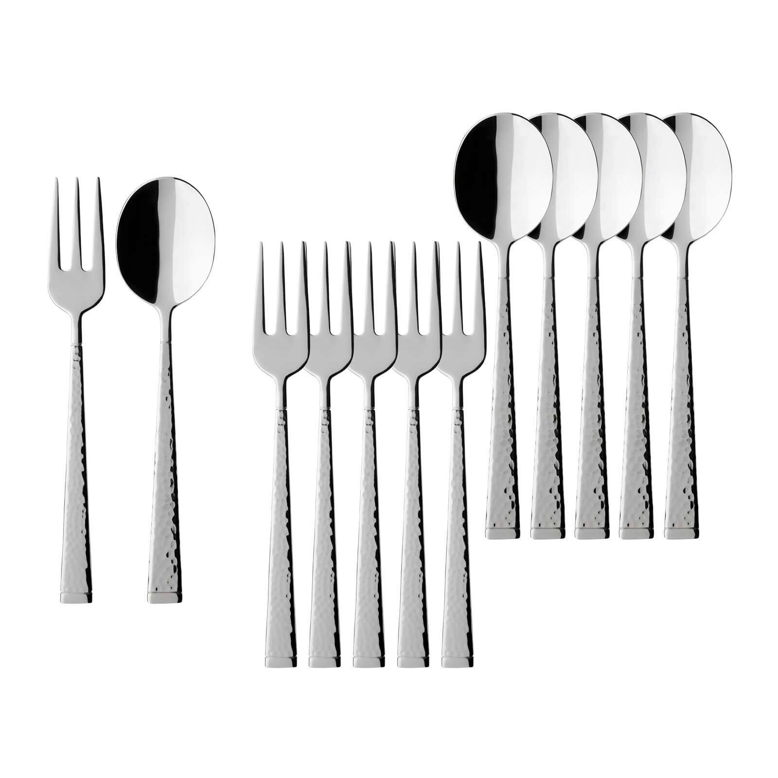 KAFFEEBESTECK BUNDLE Blacksmith edelstahl 12er Set - Edelstahlfarben, Metall - Villeroy & Boch