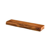 WANDREGAL SESA Holz Akazie - Naturfarben, Holz (100/8/25cm) - KAWOLA