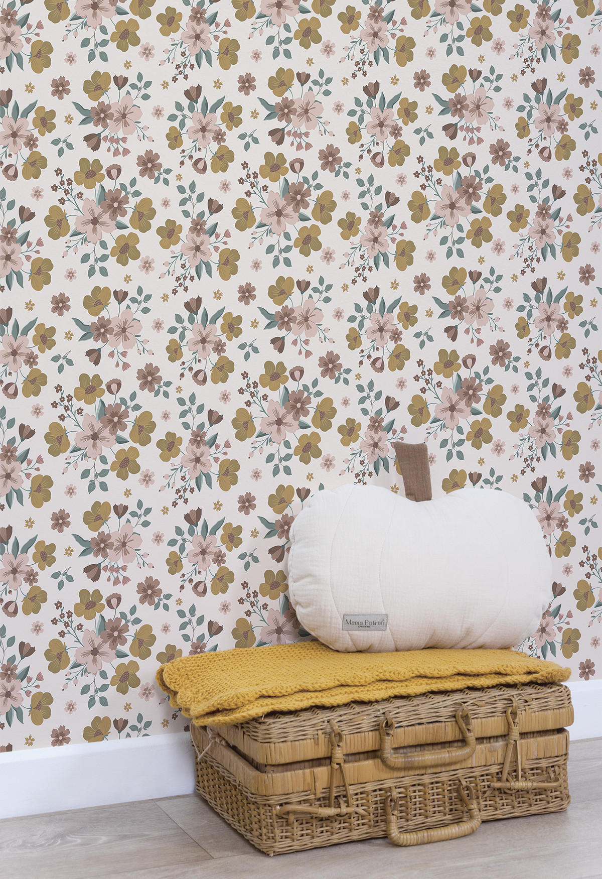 VLIESTAPETE Capucine, Strauß 50 cm x 10m, Mehrfarbig - Multicolor, Papier (50/1000cm) - Lilipinso