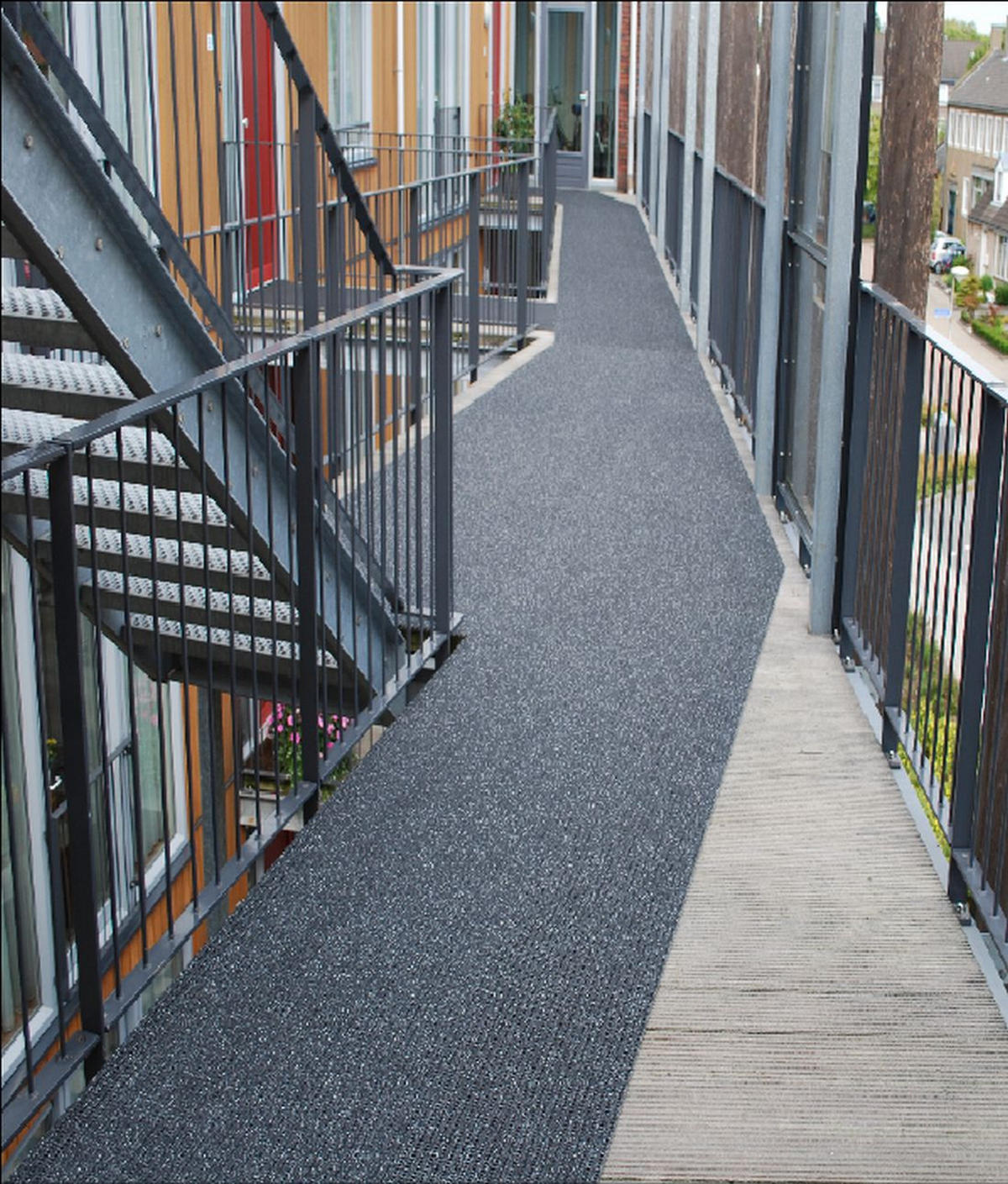 SICHERHEITSMATTE SafeStep PRO Anthrazit 1,20 x 27,00 Meter - Anthrazit, Kunststoff (120/2700cm) - Melius Vivere