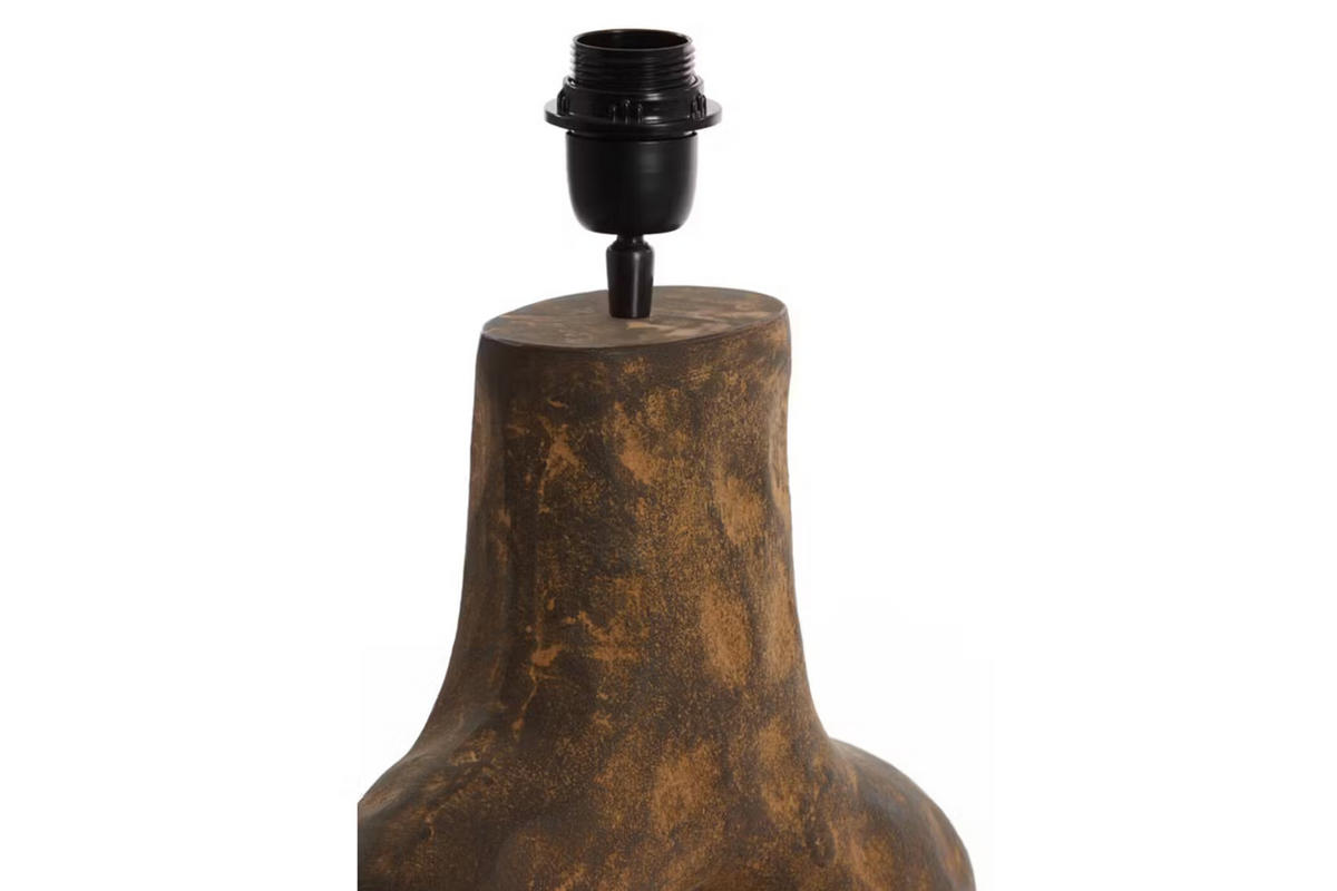 TISCHLEUCHTE TARUGI 32,5x12x47,5 cm, Metall, Braun - Braun, Metall (32.5/12/30cm) - Light & Living