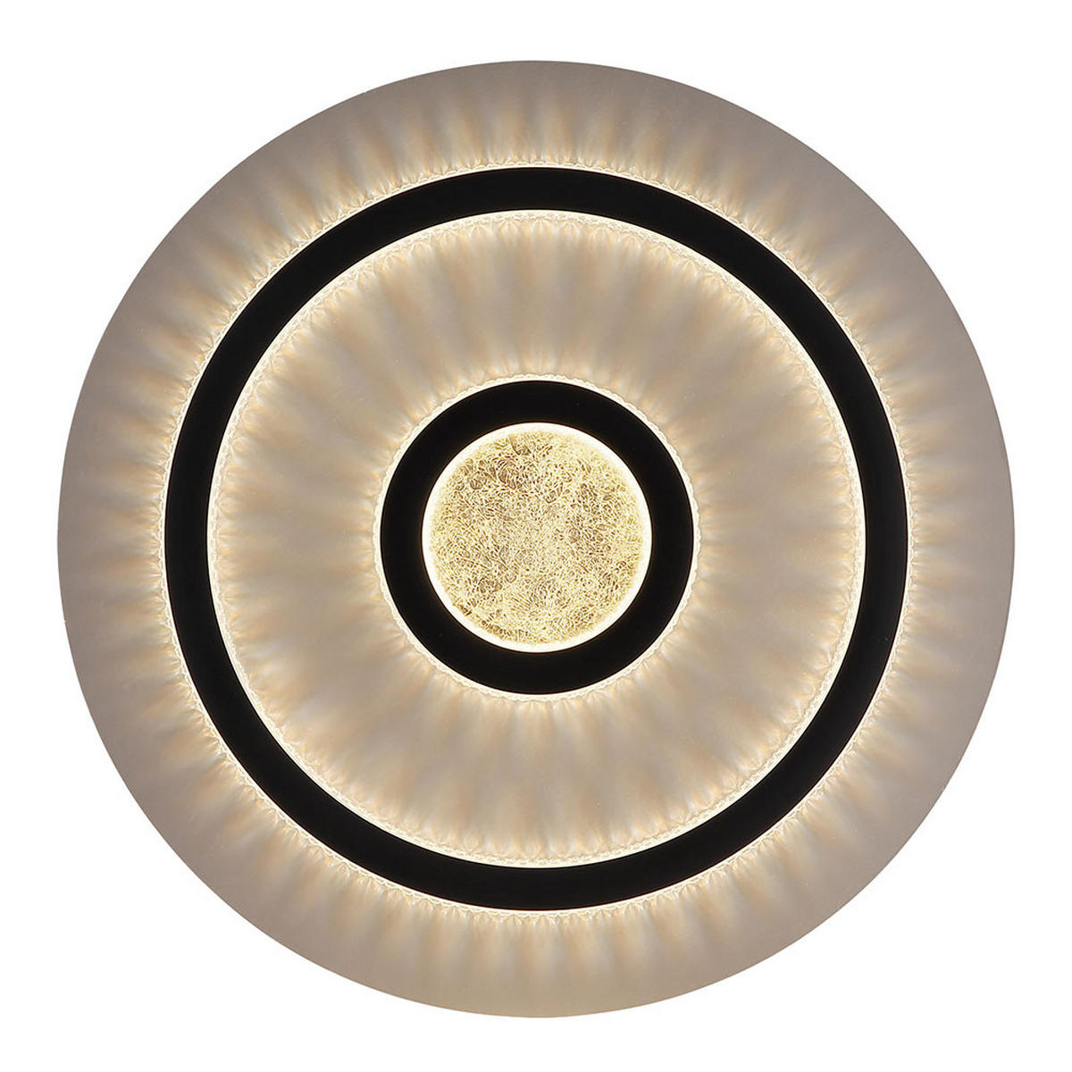 LED DECKENLEUCHTE Jayden Grau Gold - Grau, Metall (45/45/5.5cm) - Globo Lighting