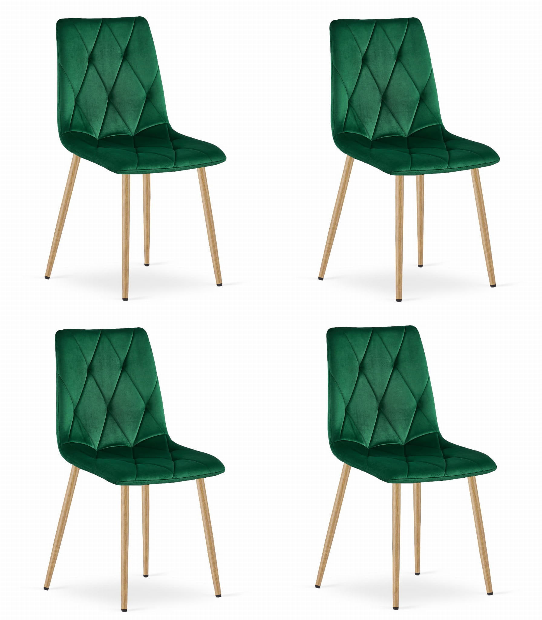 XXXLutz Stuhl Grün 45x58x54 cm