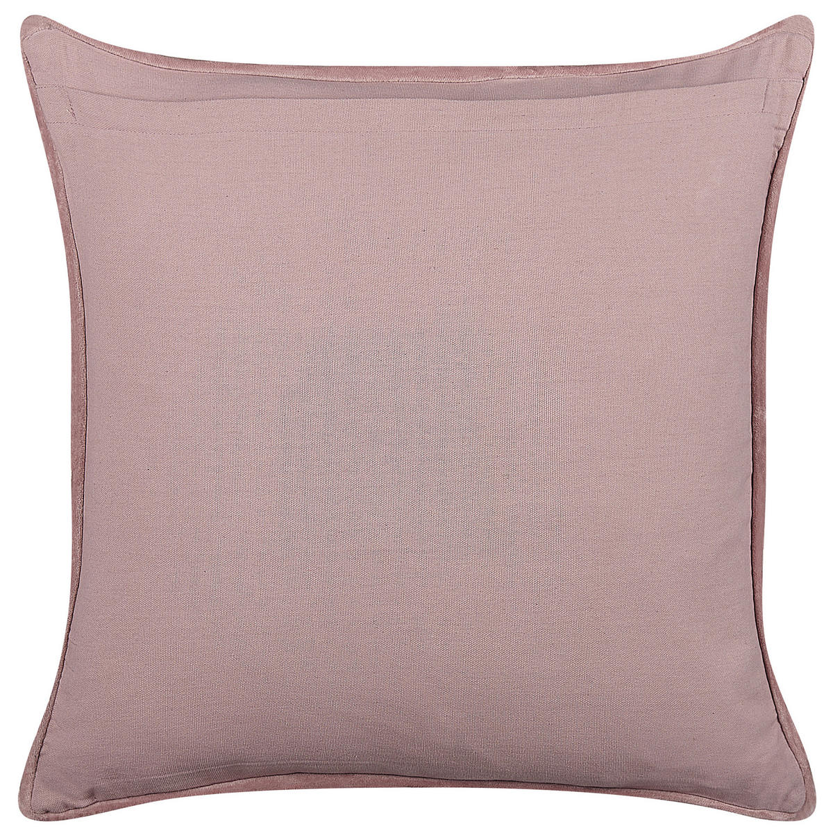 DEKOKISSEN 2er-Set Rosa 45/45 cm Romneya - Pink, Textil (45/45cm) - Beliani