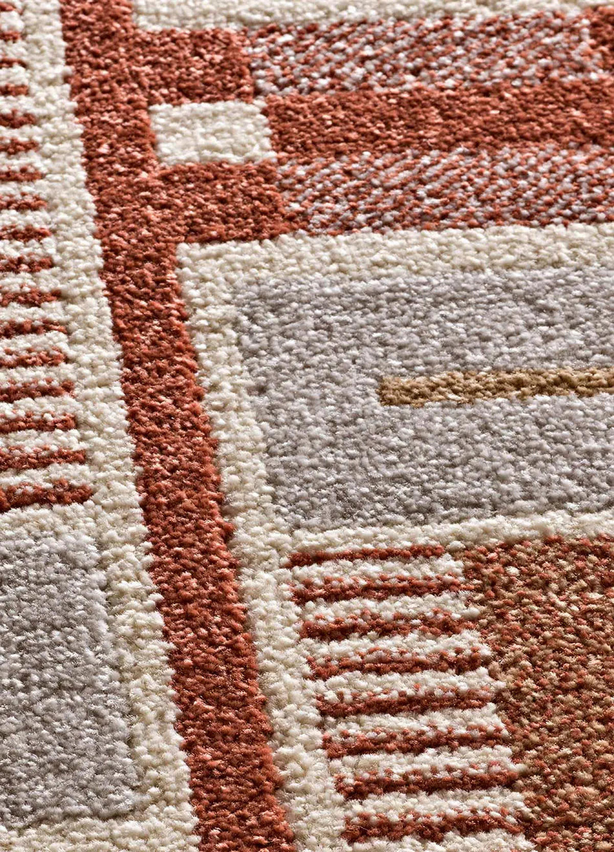 KURZFLORTEPPICH Kupfer Astra 160/230 cm - Kupferfarben, Naturmaterialien/Textil (160/230cm) - Atticgo