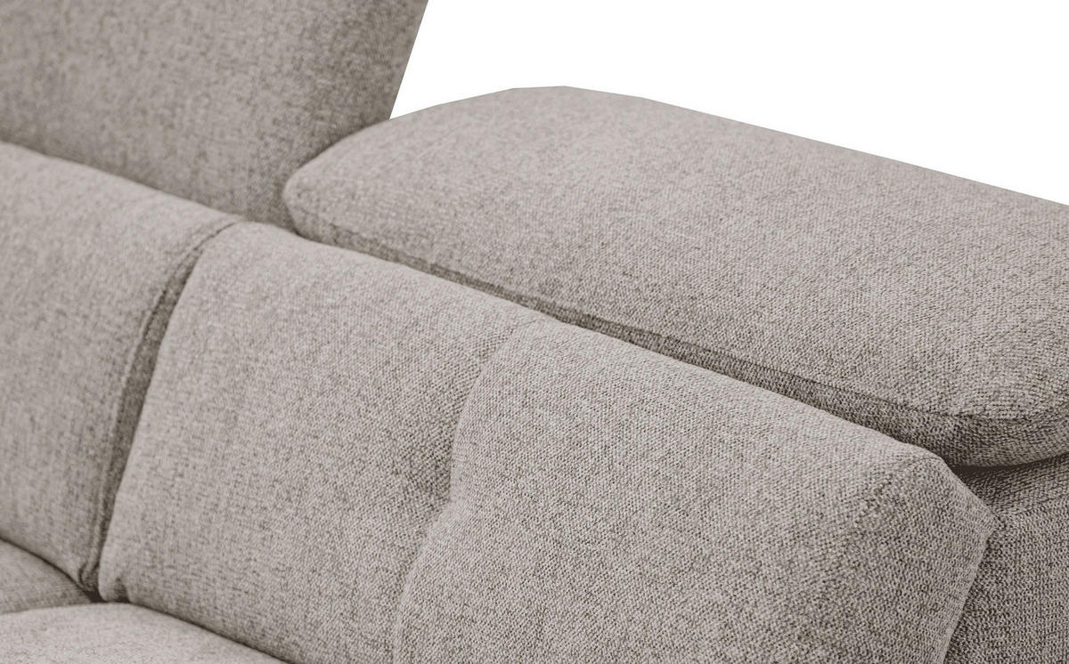 SOFA AVENA 3-Sitzer, taupe - Taupe, Holzwerkstoff/Textil (204/80/108cm) - Courtois Laville