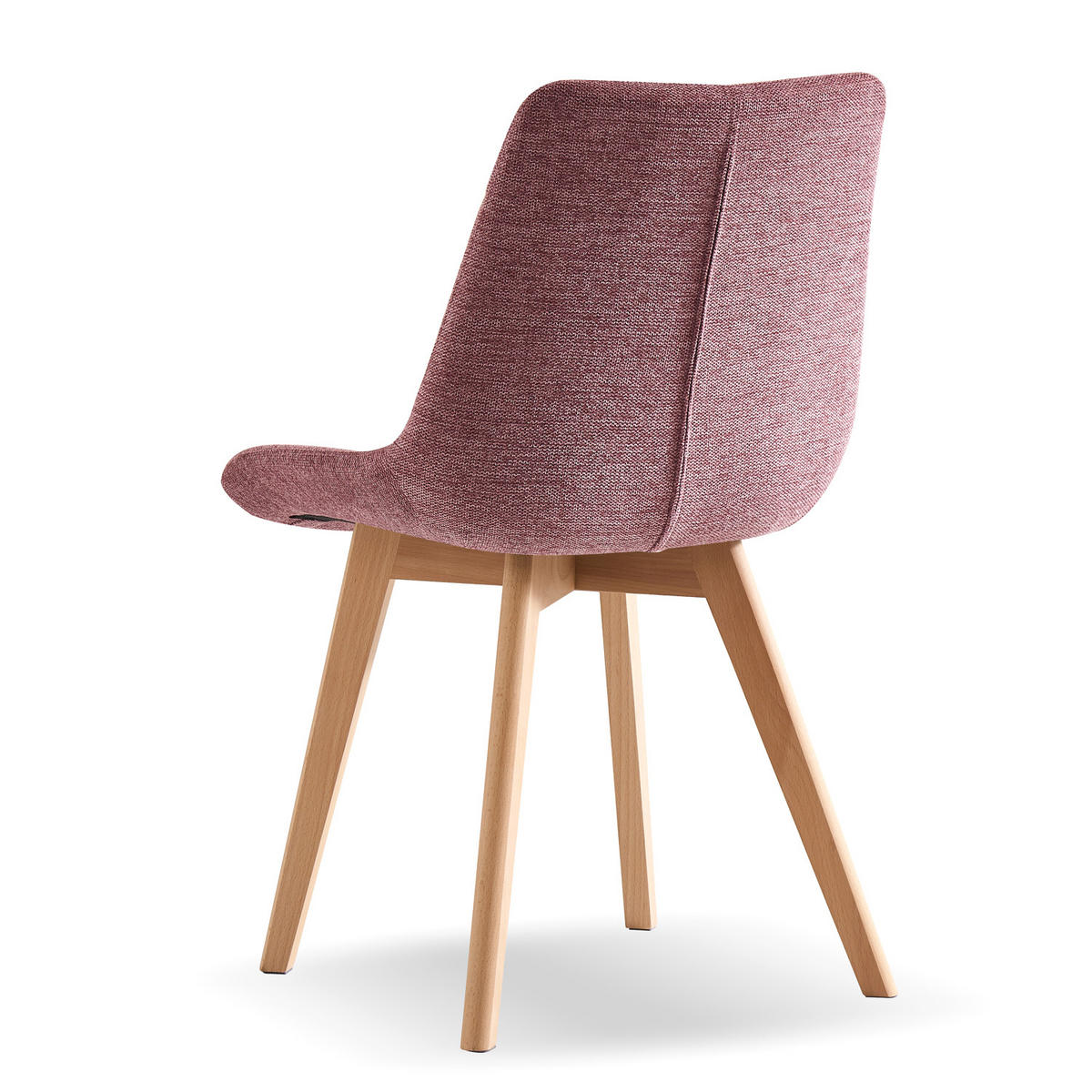 STUHL TANIA Rosa 2 Stück - Rosa, Textil (52/88/60cm) - B&D Home