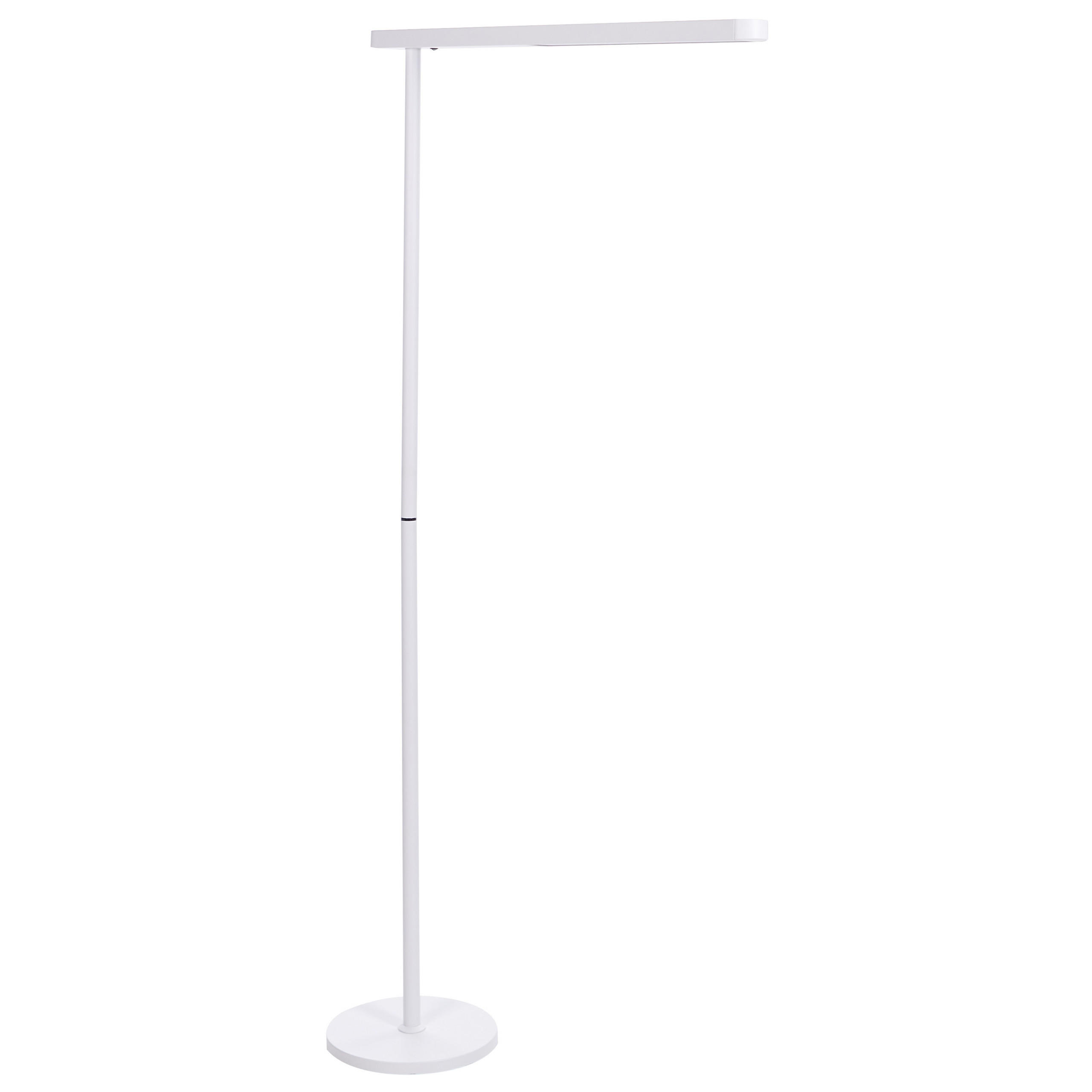 STEHLAMPE Perseus 7/95/186 cm - Weiß, Metall (7/95/186cm) - Beliani