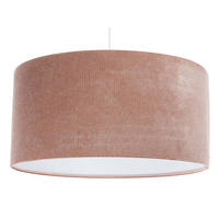 HÄNGELEUCHTE Rosa 40/20 cm - Pink/Weiß, Kunststoff (40/0.4/20cm) - ONZENO