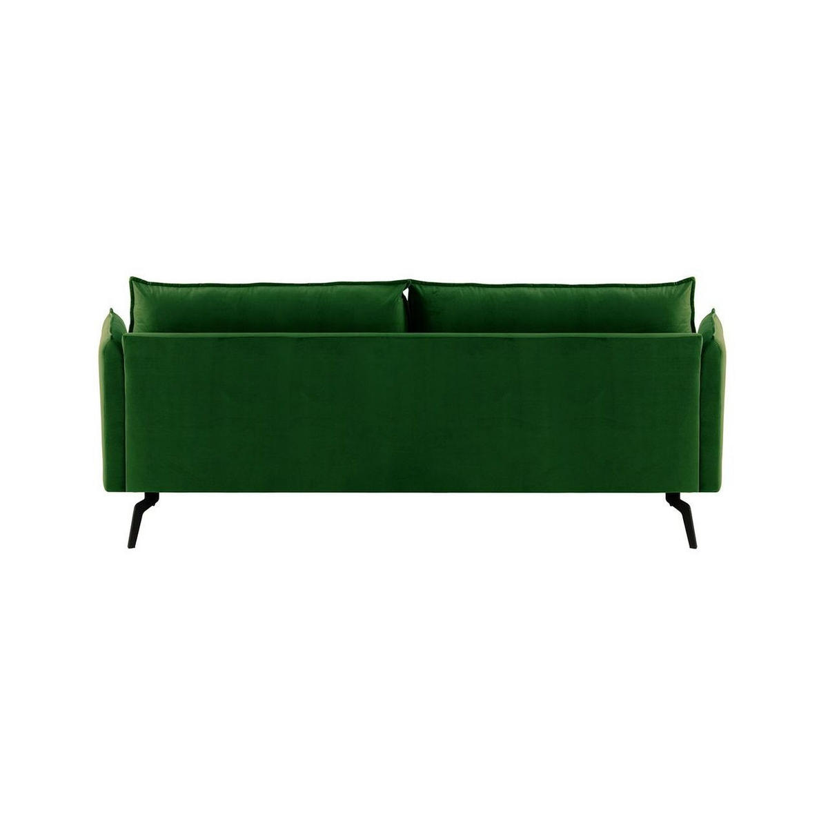 DREISITZER-SOFA Layla-Velluto 10 - Grün, Holz/Textil (237/95/98cm)