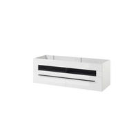 WASCHTISCH M12 Weiß Hochglanz 119/43/46 cm ohne Waschbecken - Weiß Hochglanz, Holzwerkstoff (119/43/46cm) - Livojo