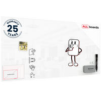 GLASBOARD - Premium SUPERWHITE Perlweiß 120x60cm - Weiß, Glas (120/60/0.7cm) - ALLboards