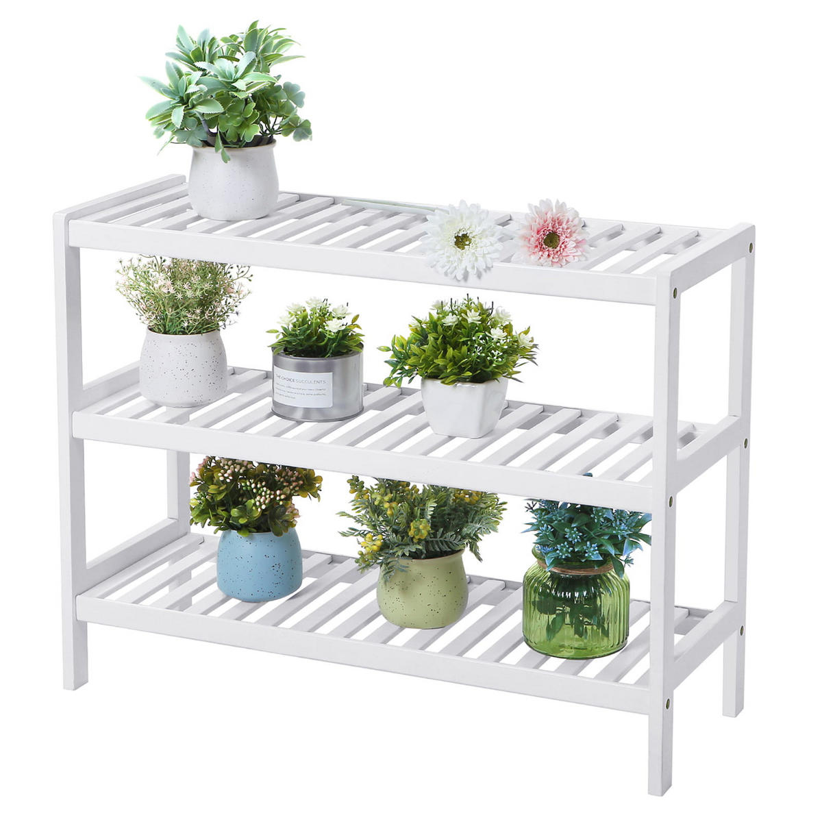 SCHUHREGAL, weiss - Weiß, Holzwerkstoff (70/55/26cm) - A2A Home