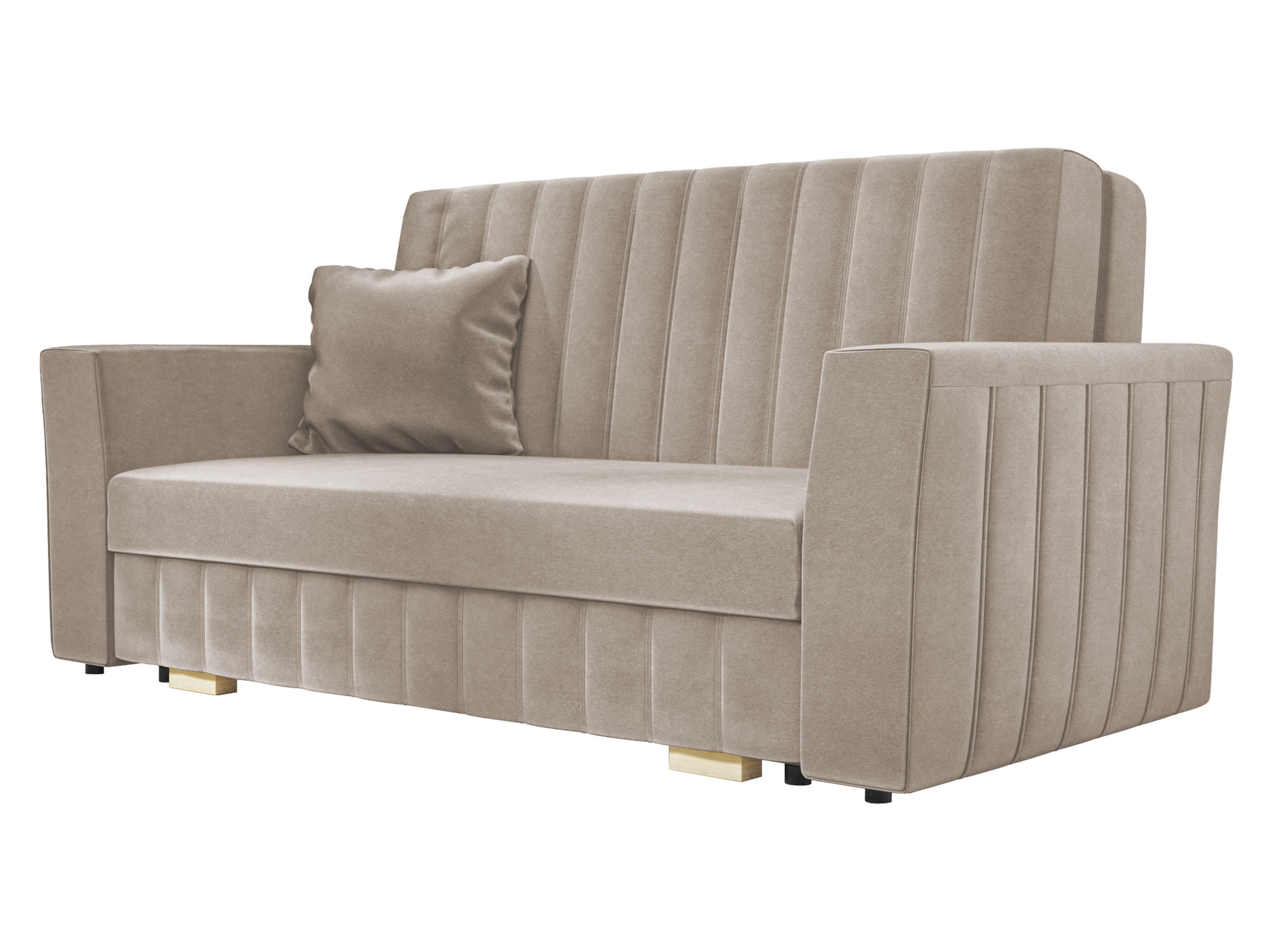 SCHLAFSOFA Viva Glam III - Naturfarben, Holz/Kunststoff (160/85/98cm) - MIRJAN24