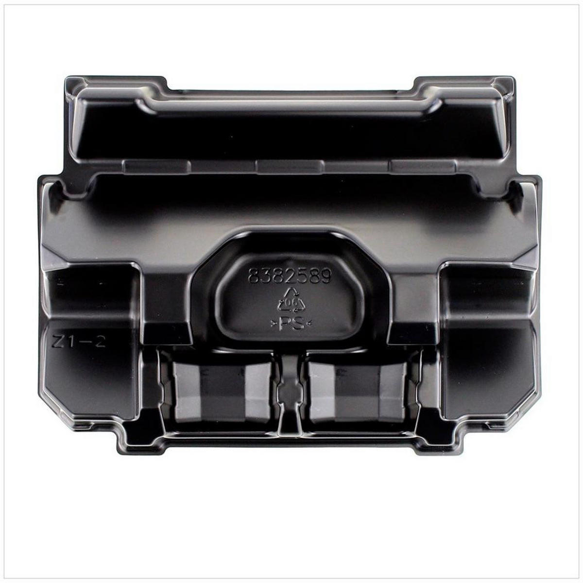 MAKITA passende Einlage für 4x BL1830B BL1840B BL1850B BL1860B Akku und DC18RD Doppelladegerät ( 838258-9 ) - Multicolor, Kunststoff (29/7/38cm) - Makita