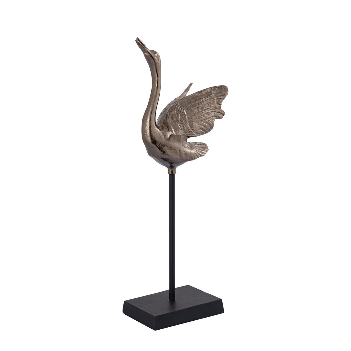 SKULPTUR Joycee Braun 18/20/60cm - Braun, Metall (20/60/18cm) - PTMD Collection