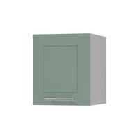 KLAPPHÄNGESCHRANK Kvantum W4B/40 Mint Matt / Grau Matt 40 / 32,5 / 36cm - Grau/Mintgrün, Holz/Holzwerkstoff (40/36/32.5cm) - Feldmann-Wohnen