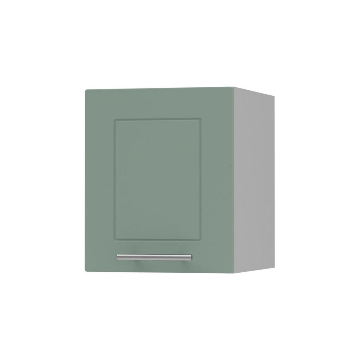 KLAPPHÄNGESCHRANK Kvantum W4B/40 Mint Matt / Grau Matt 40 / 32,5 / 36cm - Grau/Mintgrün, Holz/Holzwerkstoff (40/36/32.5cm) - Feldmann-Wohnen
