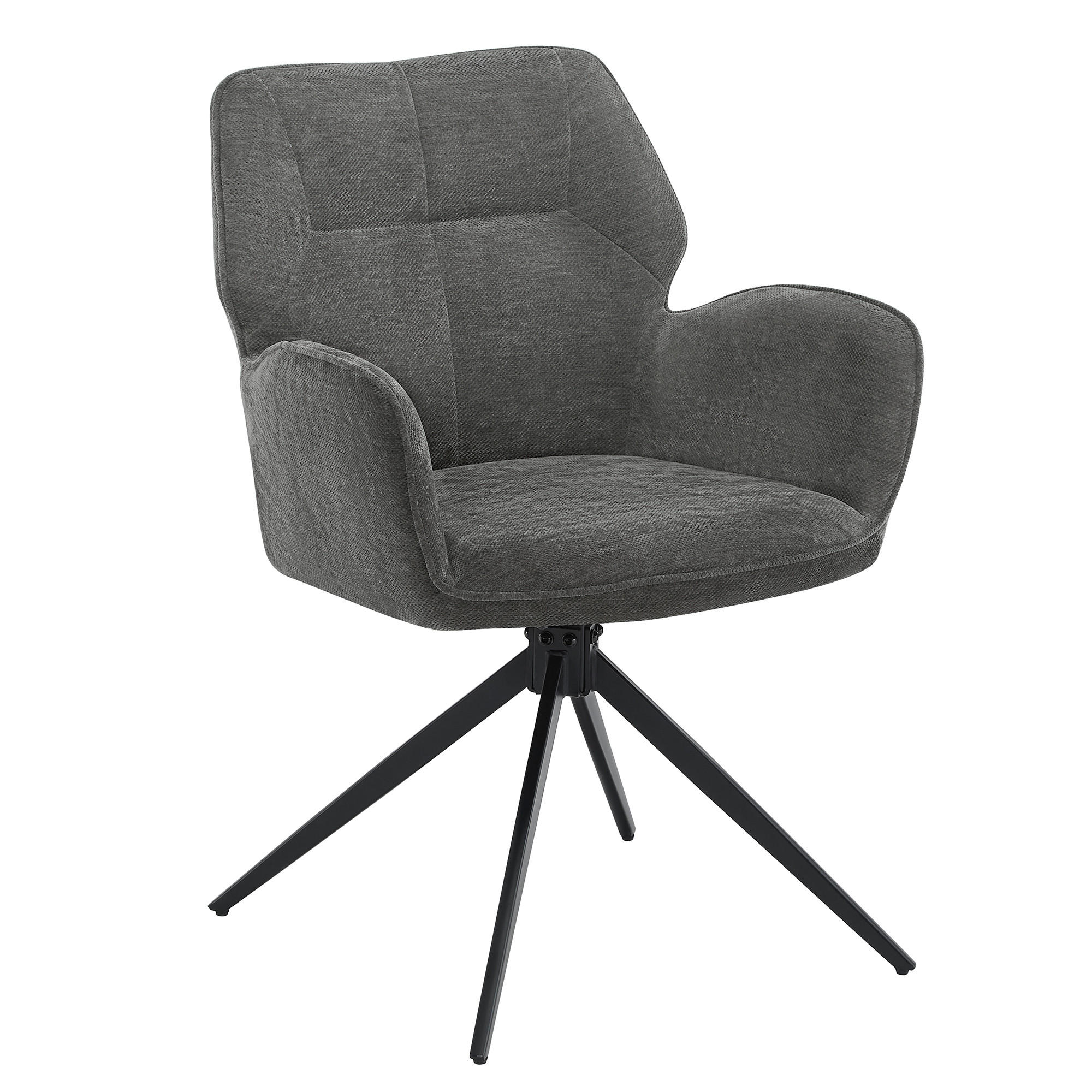 Pangivo Esstuhl Dunkelgrau 53.5x84x45 cm