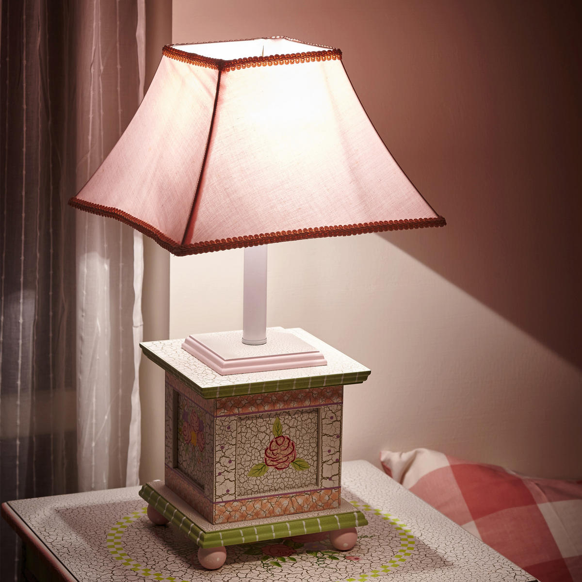 TISCHLAMPE, Rosa, 53cm - Multicolor, Holz (30.5/30.5/53.3cm) - Teamson Kids