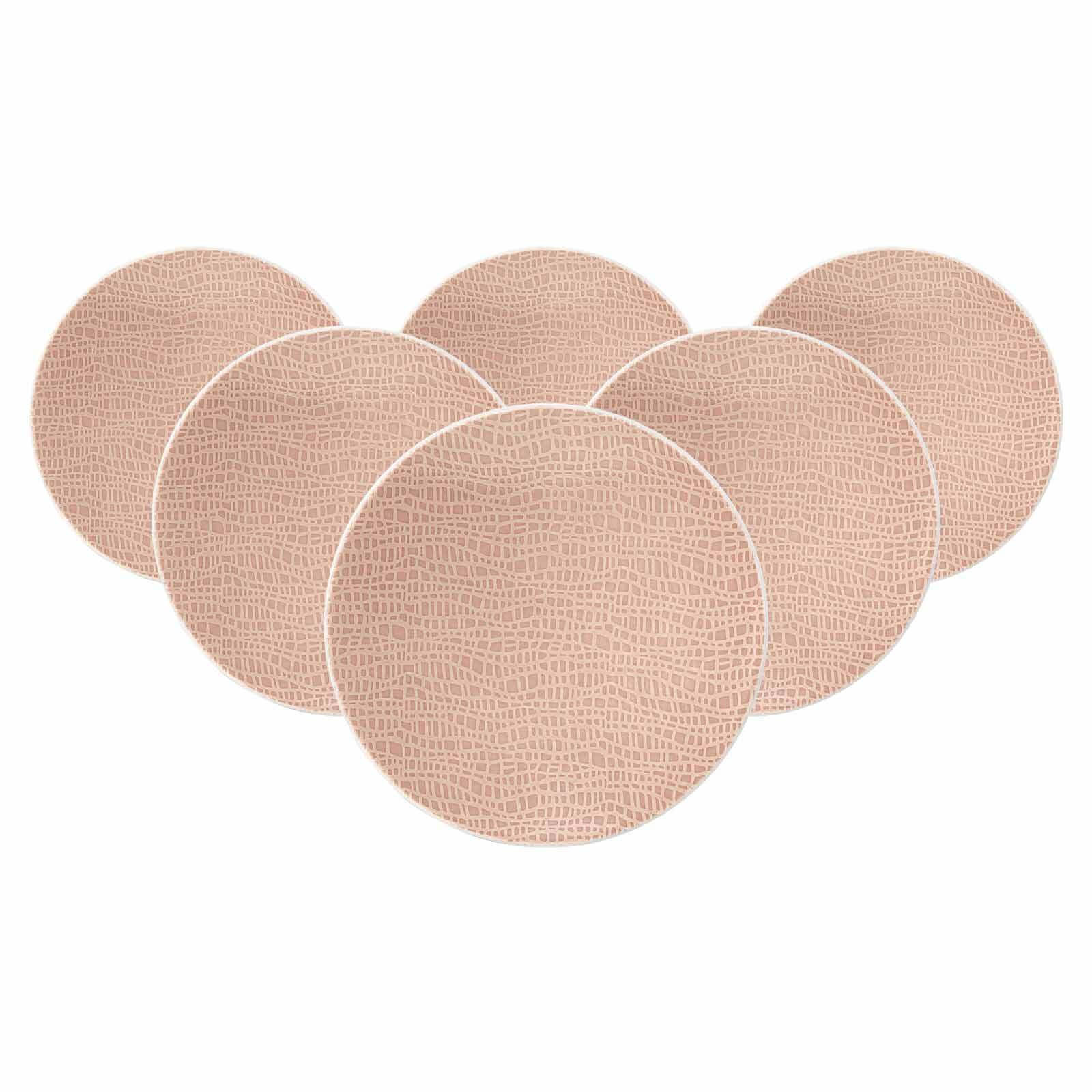 BROTTELLER Life Fashion Posh Rose ø 16,5 cm 6er Set - Rosa, Keramik (16.5cm) - Seltmann Weiden