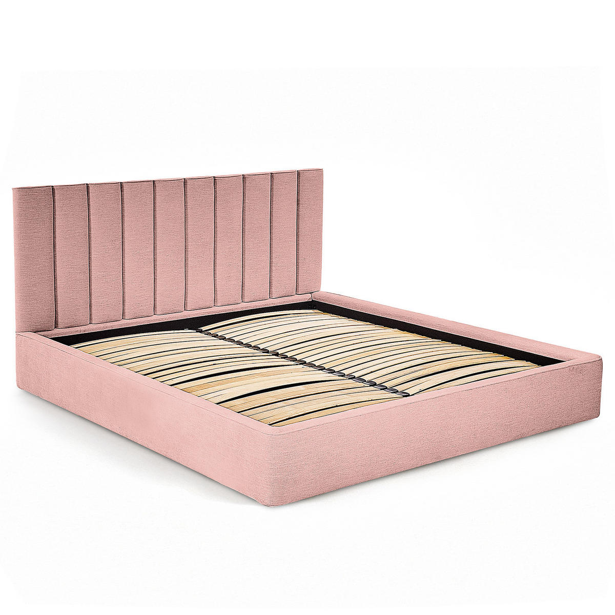 POLSTERBETT - Mauve, Textil (180/200cm) - home24