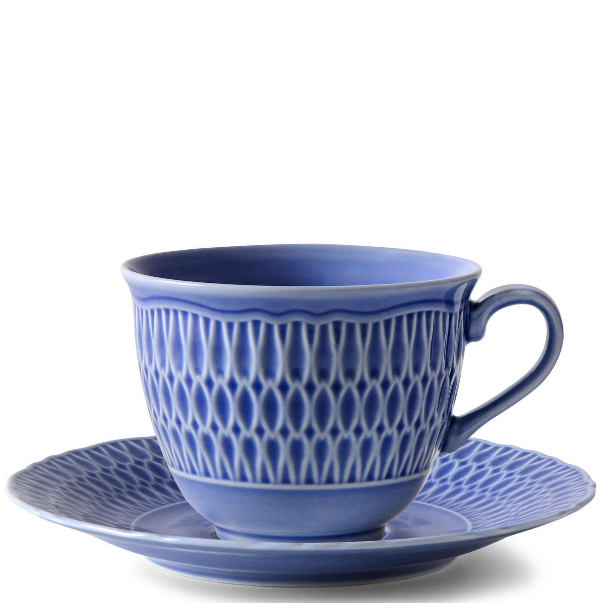 KAFFESERVICE CMIELOW SOFIA Kaffetassen-Set - Blau, Keramik (15.7/7.5/15.7cm) - KONSIMO®