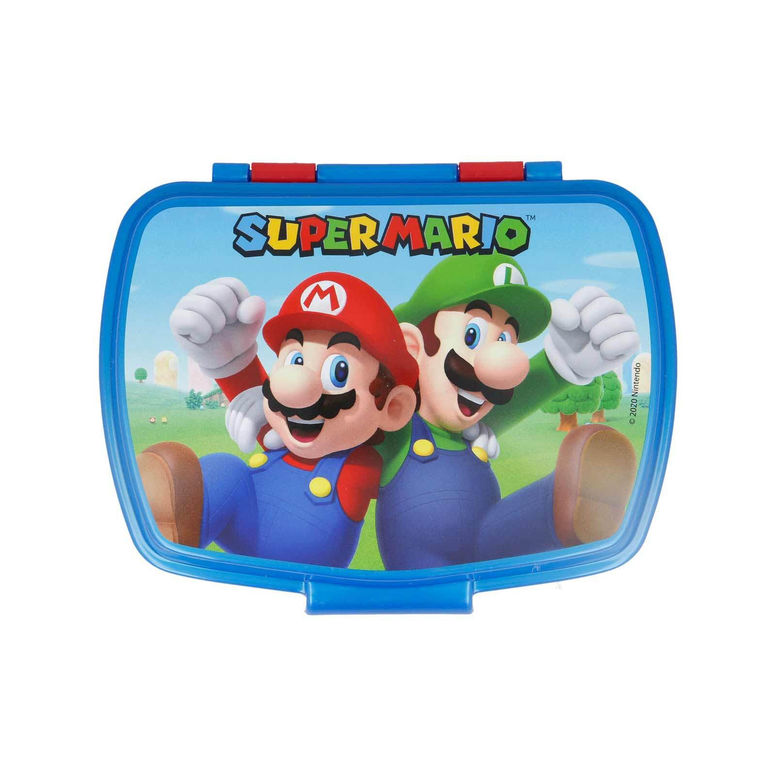 LUNCHBOX MARIO LUIGI Super Mario bunt - Multicolor, Kunststoff (14/5.6/1cm)