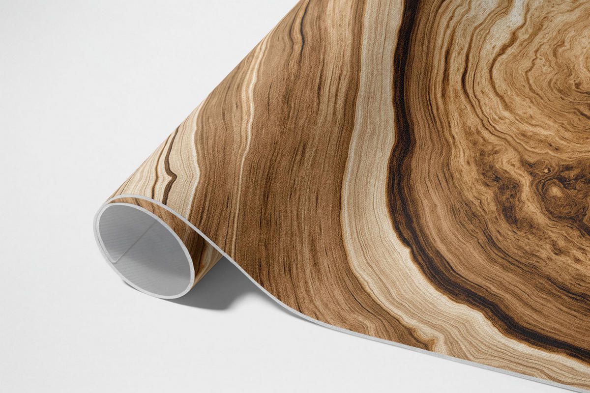 TEPPICH 100x150 cm Steinformen Naturstruktur - Hellbraun, Kunststoff (100/150cm) - Wallfluent