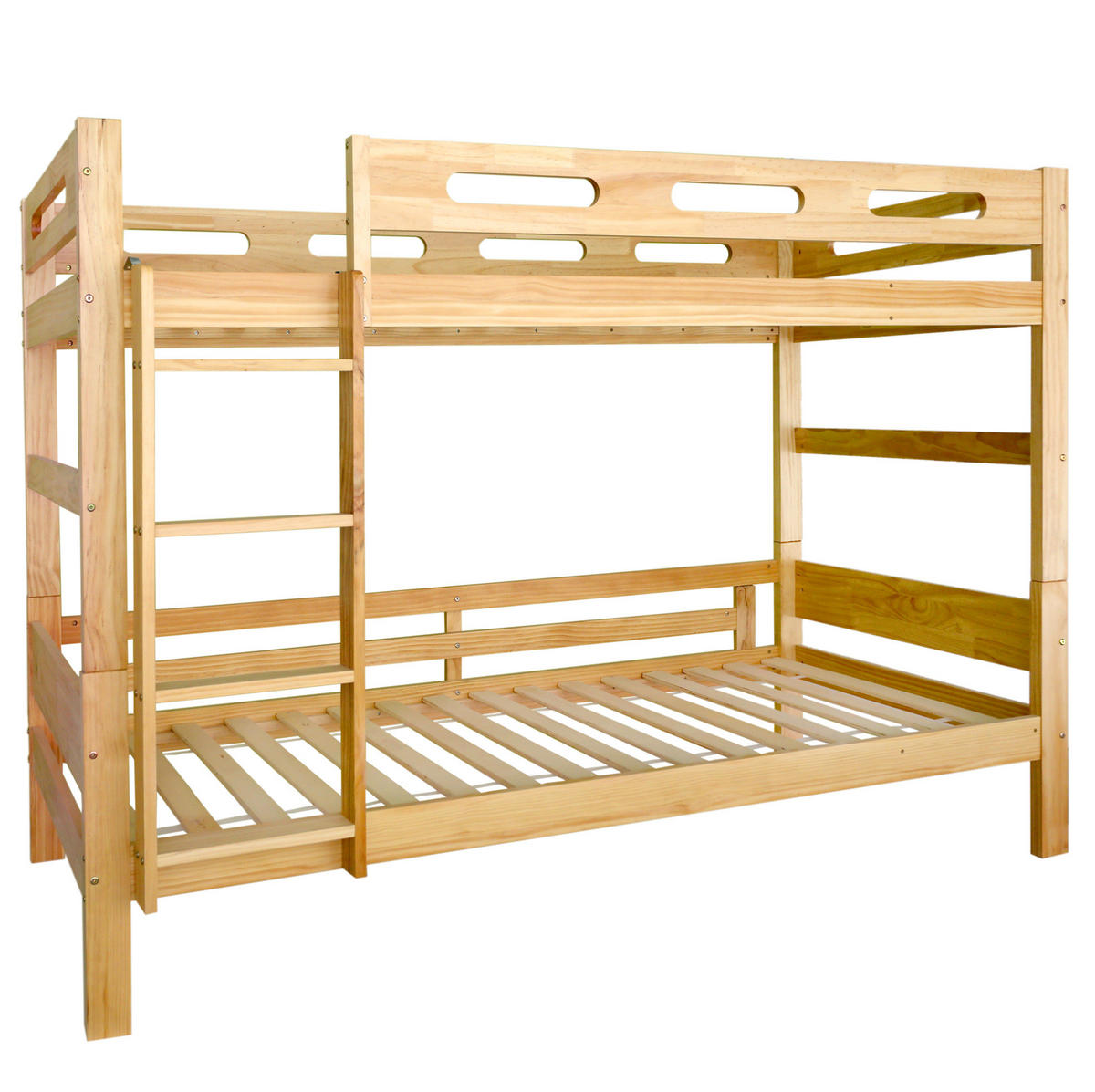 ETAGENBETT 90/200 cm aus Kiefernholz mit trennbarer Funktion Natur - Naturfarben, Holz (90/200cm) - Modenvie