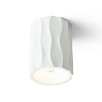 DECKENLEUCHTE ANGELINA gips 15 W - Weiß, Stein (127/127/17cm) - Rendl