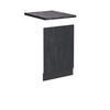 FRONTBLENDE R-Line Schwarz Beton 45 cm AP Anthrazit - Anthrazit/Schwarz, Holzwerkstoff (45/57.2/1.6cm) - Vicco