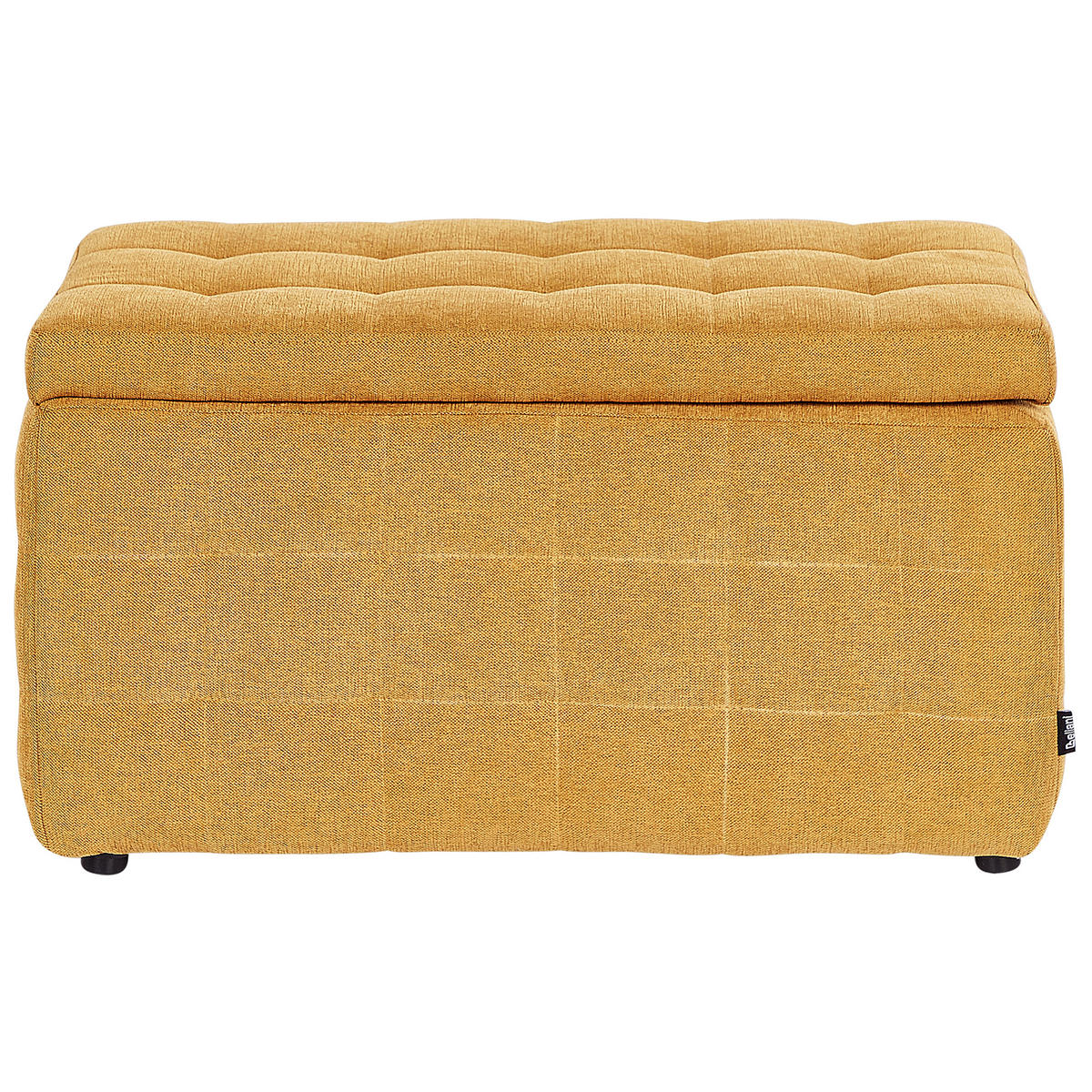 OTOMANA s prostorom za shranjevanje blago rumena Michigan - rumena, tekstil (74/40/42cm) - Beliani