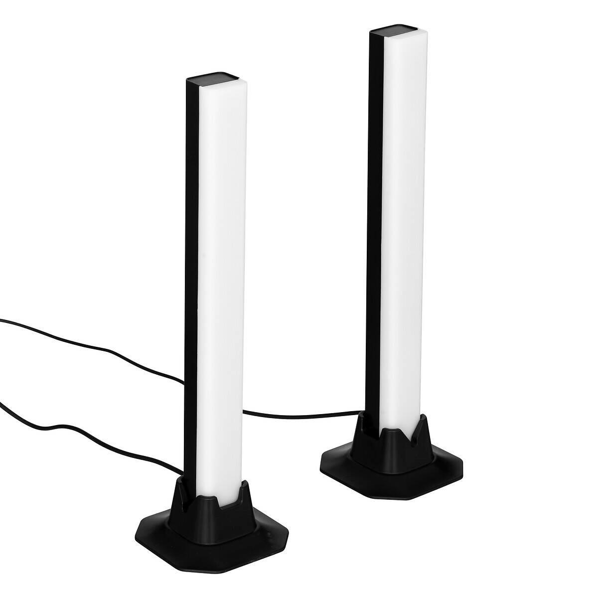 LED-STREIFEN Mehrfarbig 2er-Set - Schwarz, Kunststoff (9.1/32.5cm) - Atmosphera Createur d´interieur